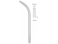 Canula de Aspiracion para Cirugia. Acero Inoxidable. N°4. BELKYS