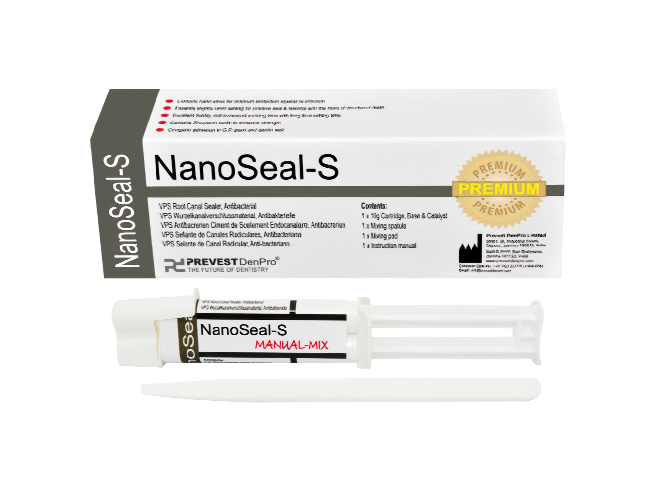 Sellador De Conductos Radiculares VPS - NanoSeal S. PREVEST DENTPRO
