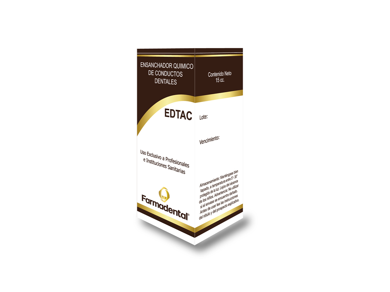EDTAC (EDTA + Cetrimida) Solucion para Ensanchar Conductos x 15cc. FARMADENTAL
