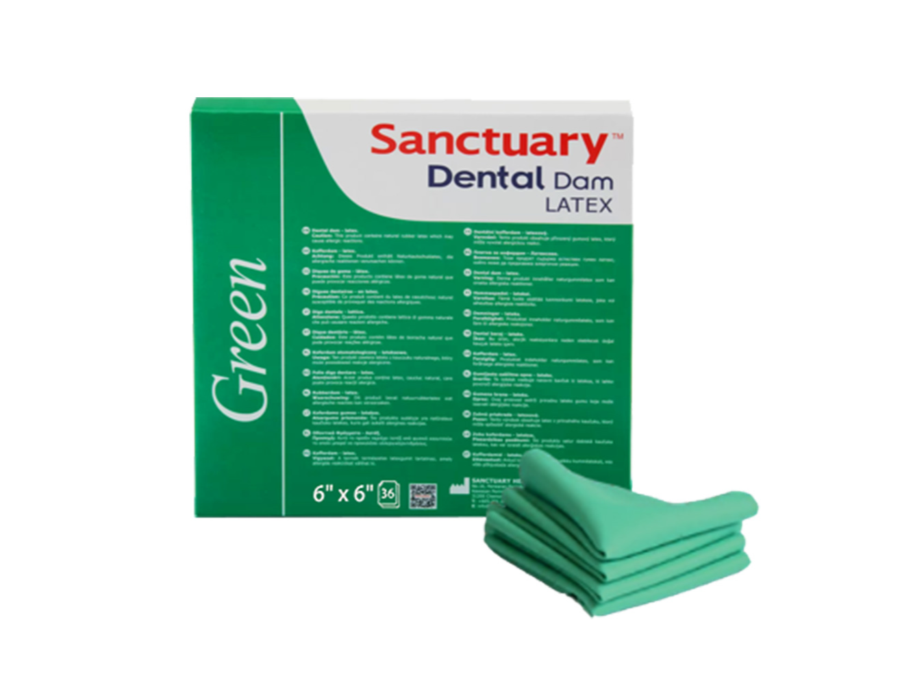 Goma Dique 5x5 - Caja x 52u. SANCTUARY