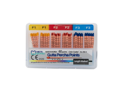 Conos de Guta Percha PROTAPER Milimetrados - Caja x 60u. META