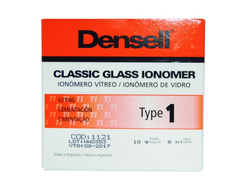 Ionomero Vitro Classic Glass Ionomer, Tipo 1 Cementacion, Avio Polvo 10g + Liquido 8ml. DENSELL