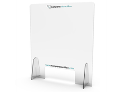 Mampara Protectora de Acrílico con Ventanilla – 60 x 70 cm (4 mm de espesor). MAMPARAS ACRILICO