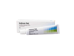 Anestesia Indican Topica Gel, Lidocaina Clorhidrato 5%, Pomo 20g. SIDUS