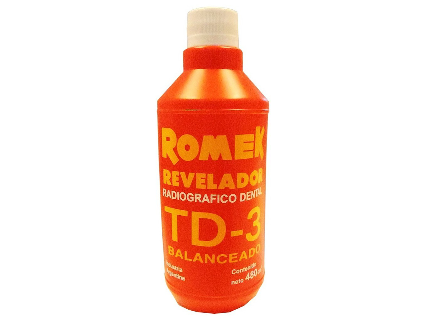 Revelador Radiografico Rapido TD-3 – Frasco x 500 ml. ROMEK