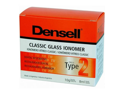 Ionomero Vitro Classic Glass Ionomer, Tipo 2 Restauracion, Avio Polvo 10g + Liquido 8ml. DENSELL