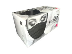 Barbijos 4 Capas GOBLACK! x50 Unidades. QUALIDENT