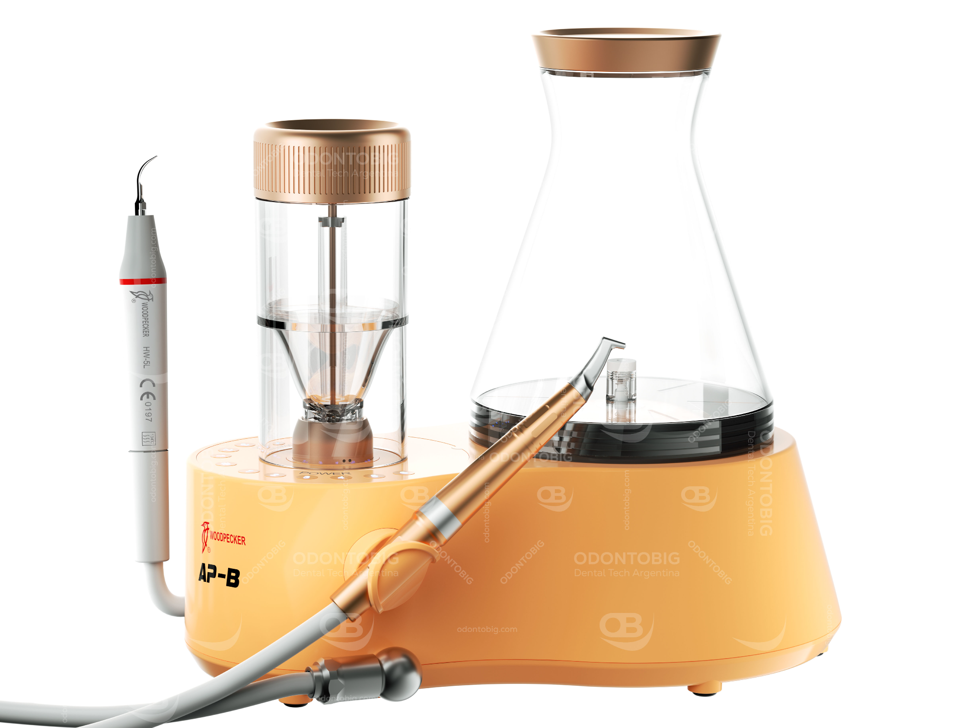 Cavitador AP-B Ultrasónico con Aeropulidor | WOODPECKER