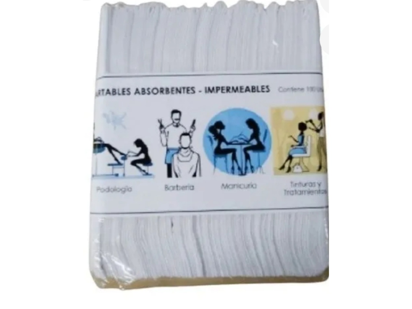 Toalla descartables absorvente x 100