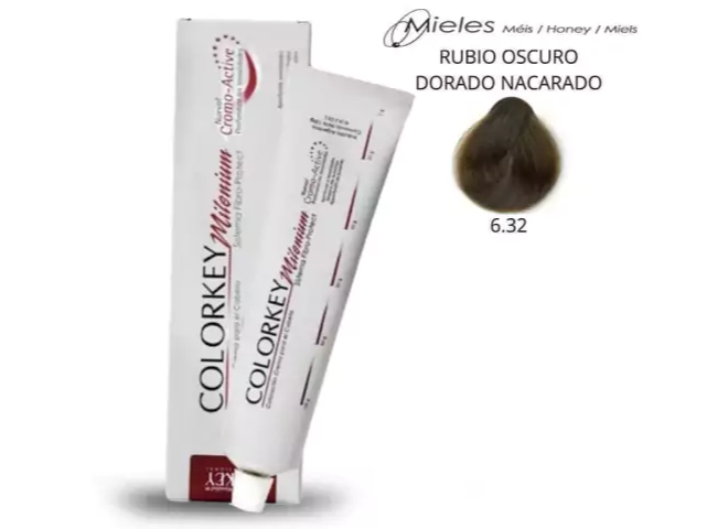 N°6.32 (RUBIO OSCURO DORADO NACARADO)