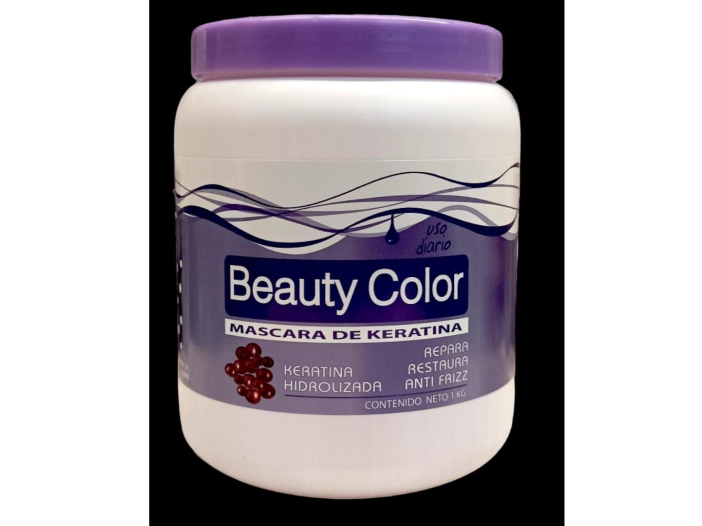 MASCARA CAPILAR DE KERATINA 1K
