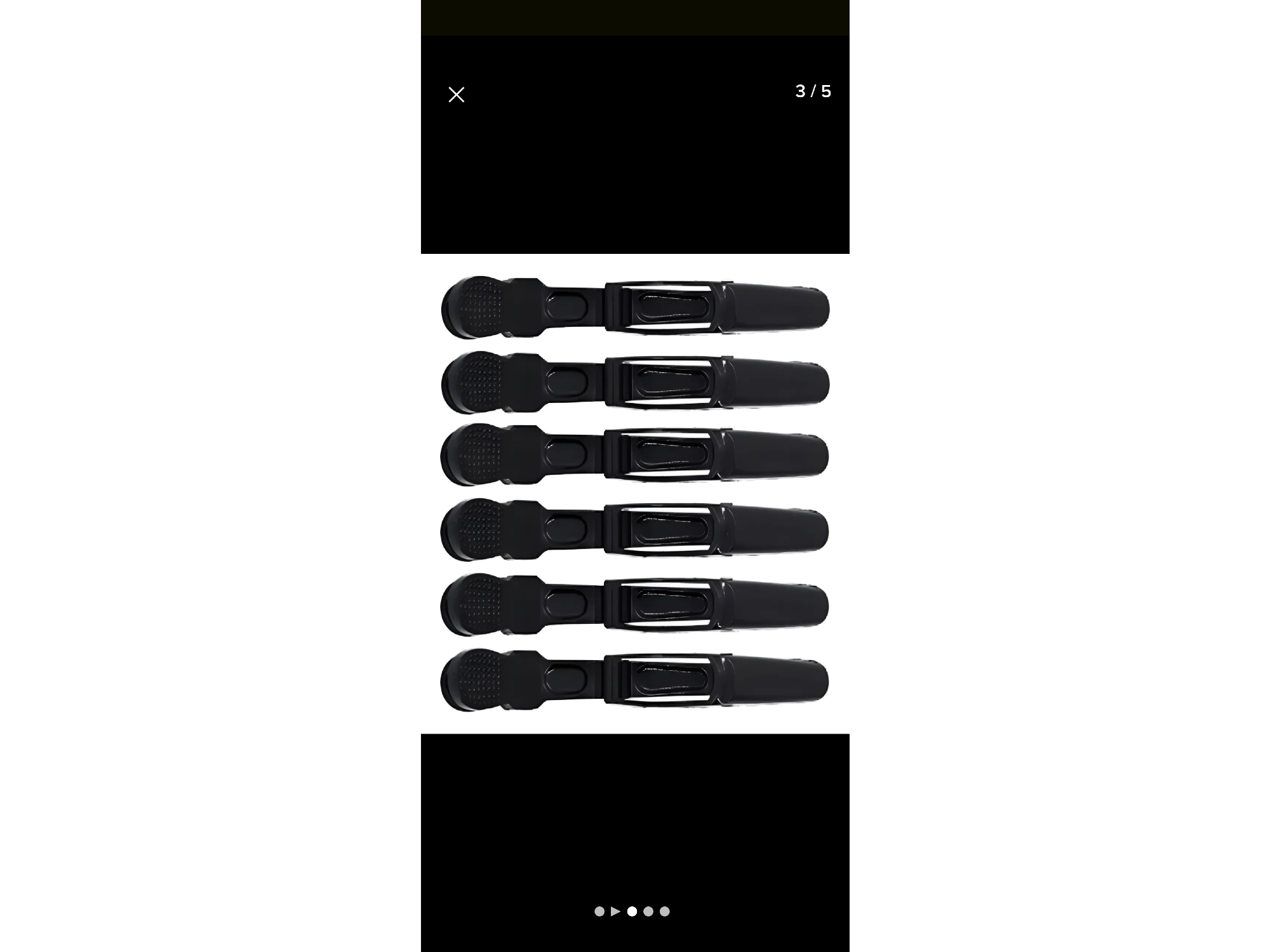 Broches cocodrilo x 6