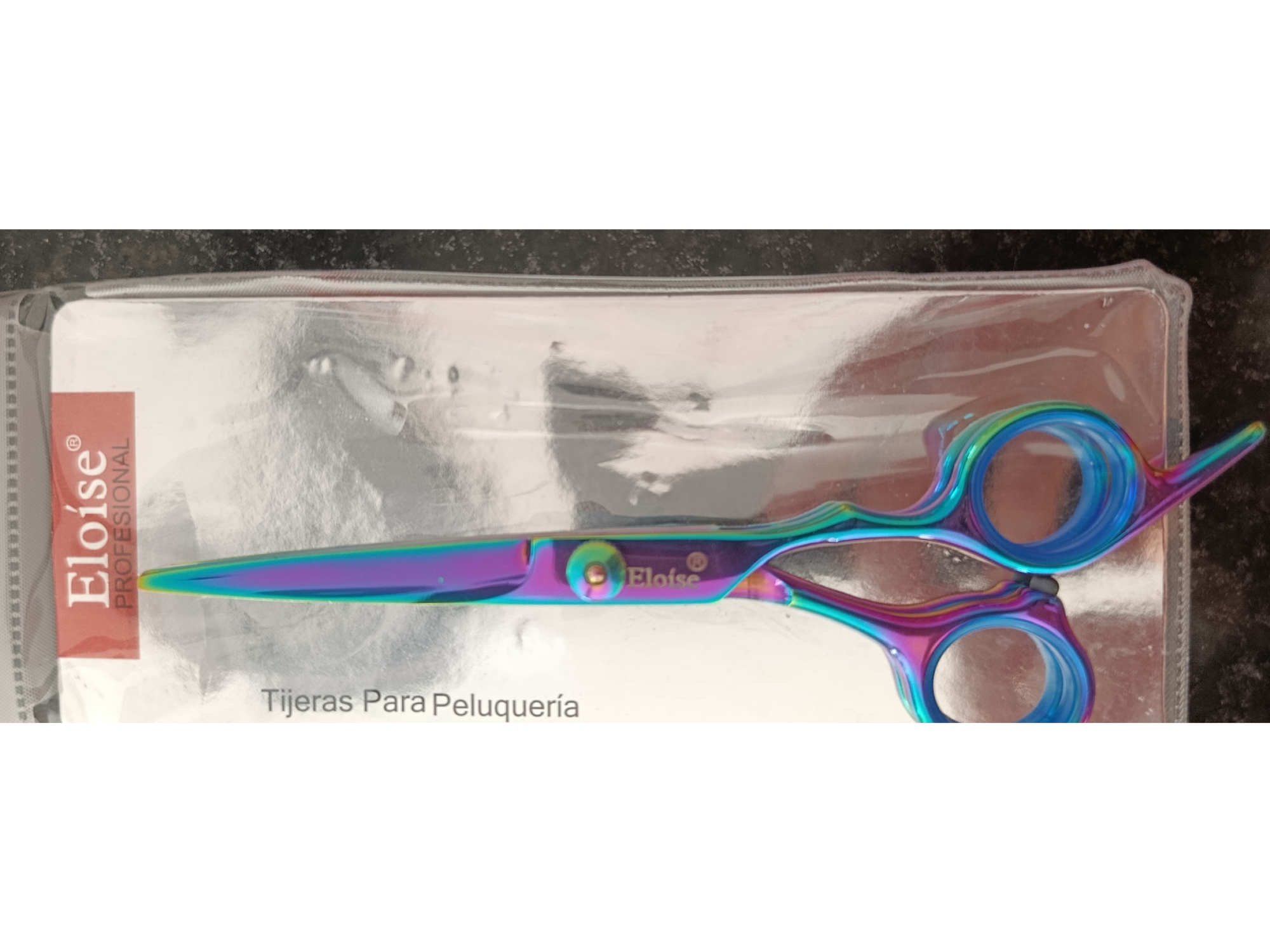 Tijera corte multicolor 6.0