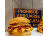 2 Burger junior Cheddar + fritas mc cain