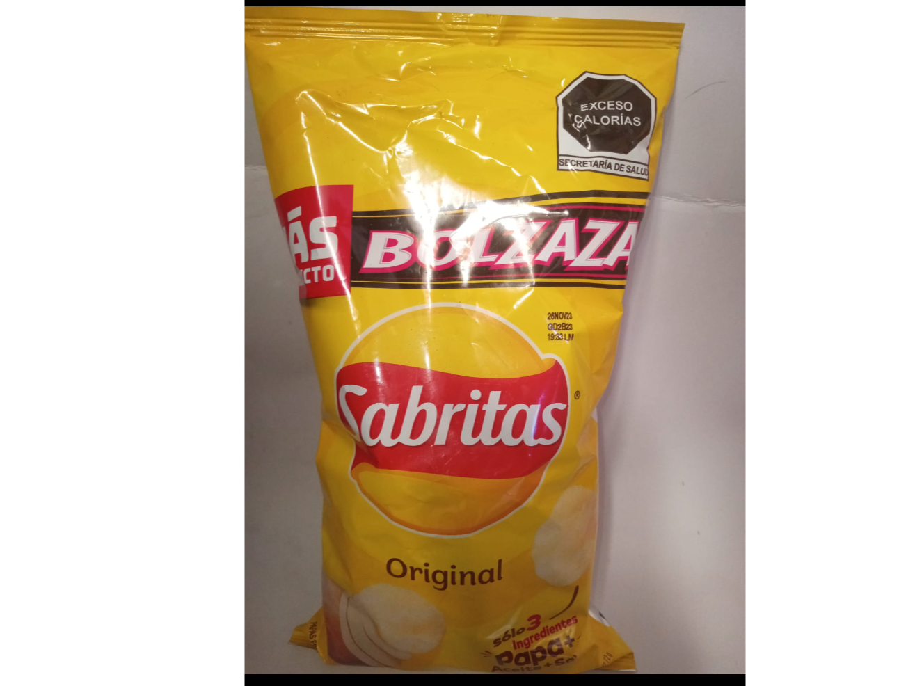 SABRITAS ORIGINAL BOLZAZA 72GRS