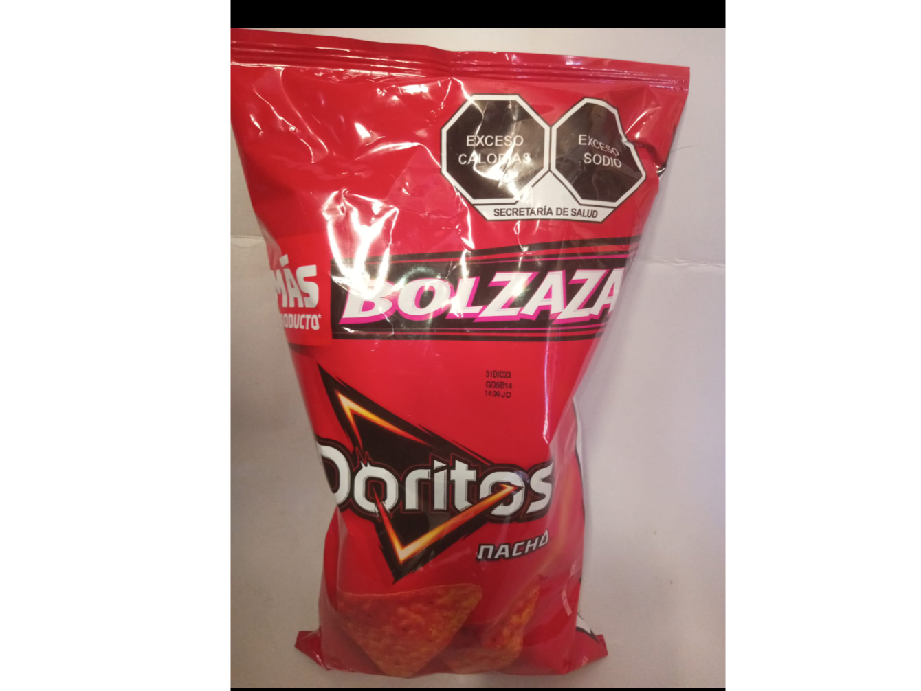 DORITOS NACHO BOLZAZA 105GRS