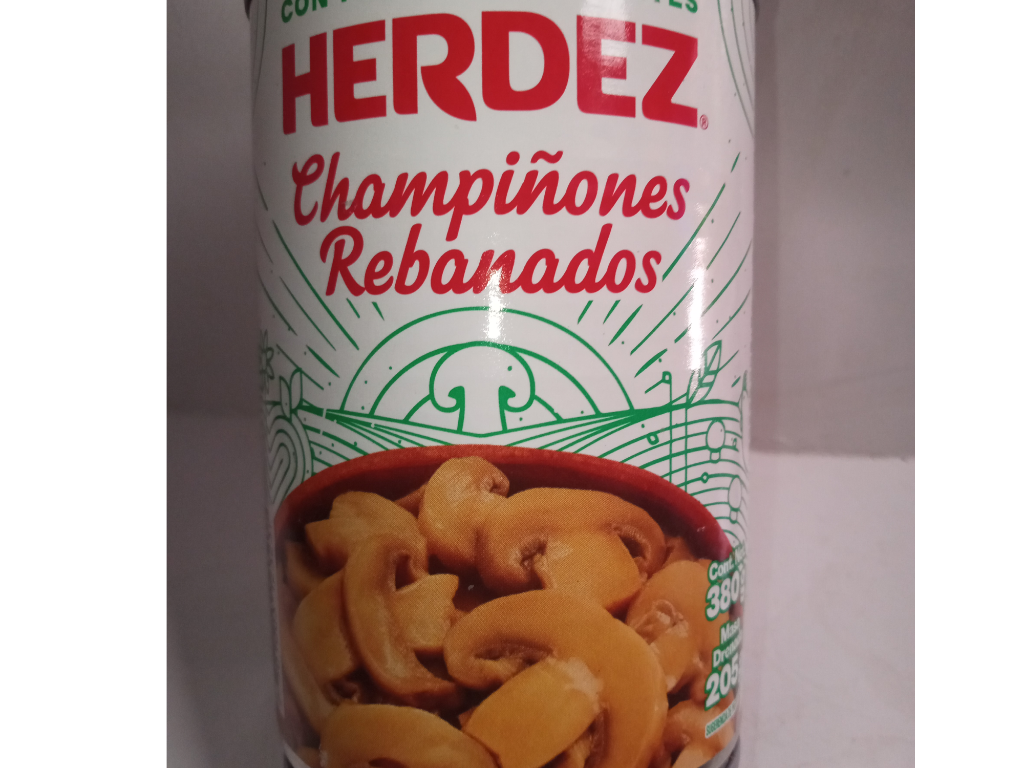 CHAMPIÑONES REBANADOS 380GRS