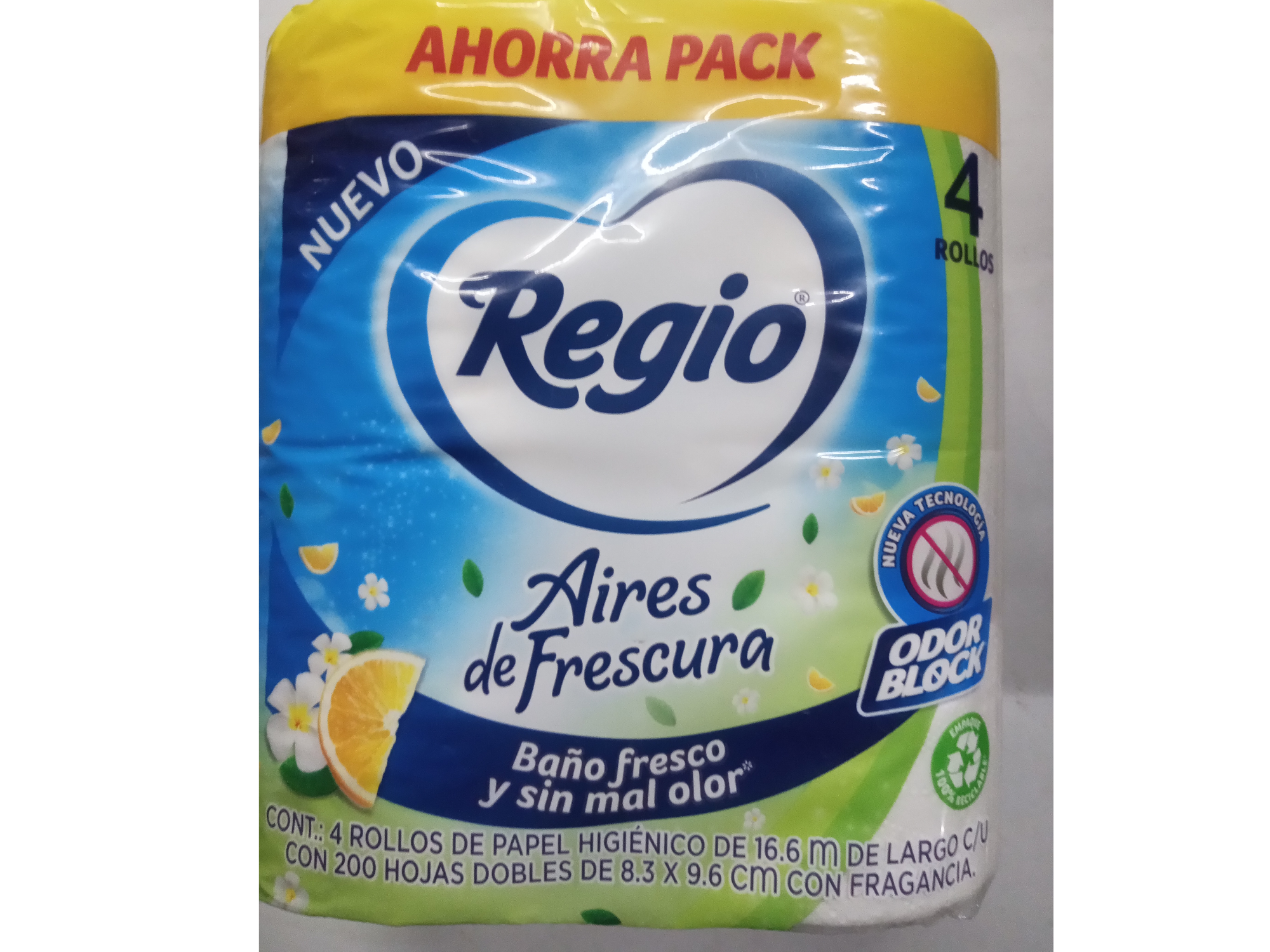 REGIO AIRES DE FRESCURA 200 HOJAS.