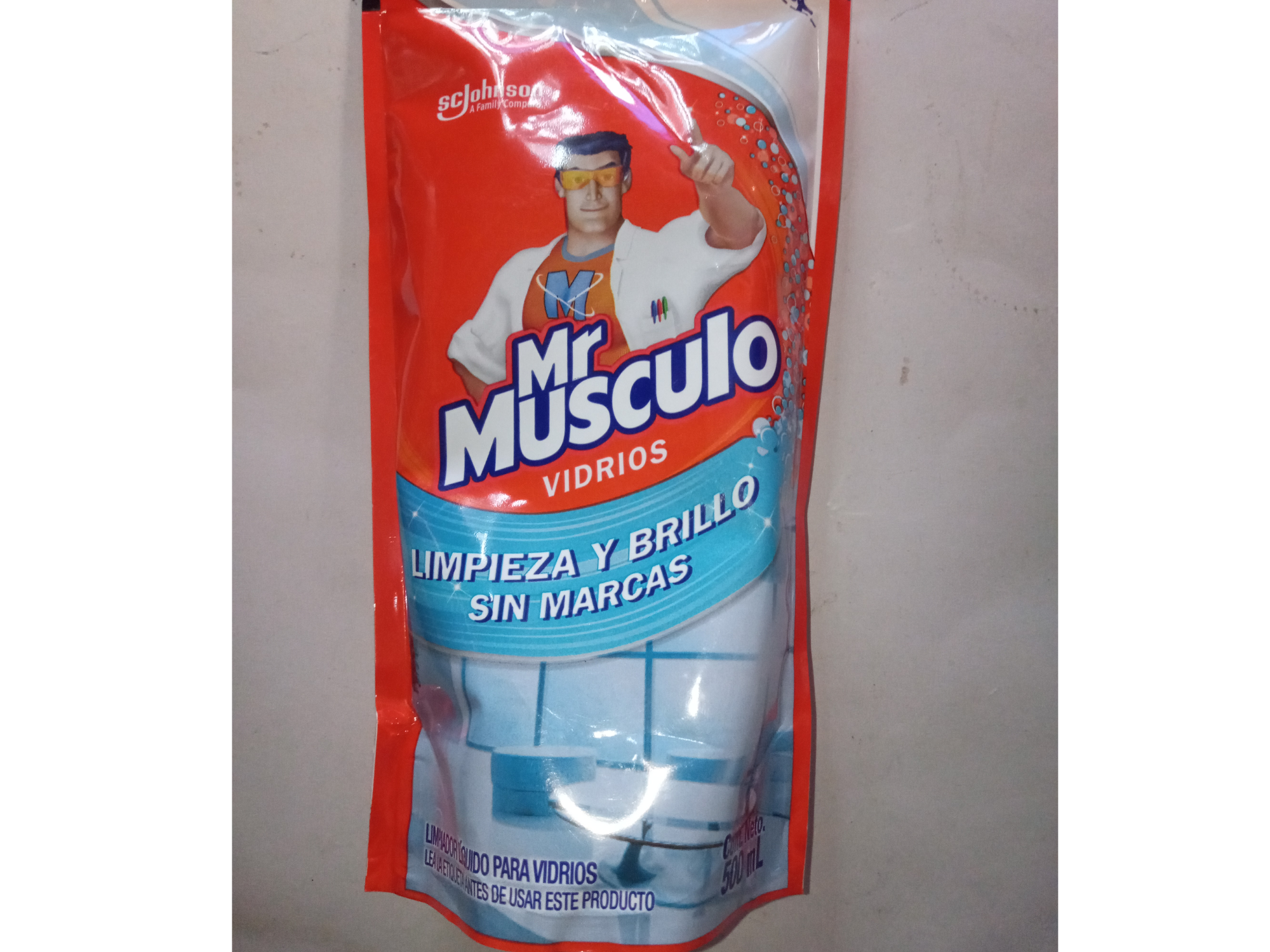 MR. MUSCULO VIDRIOS BOLSA 500ML.