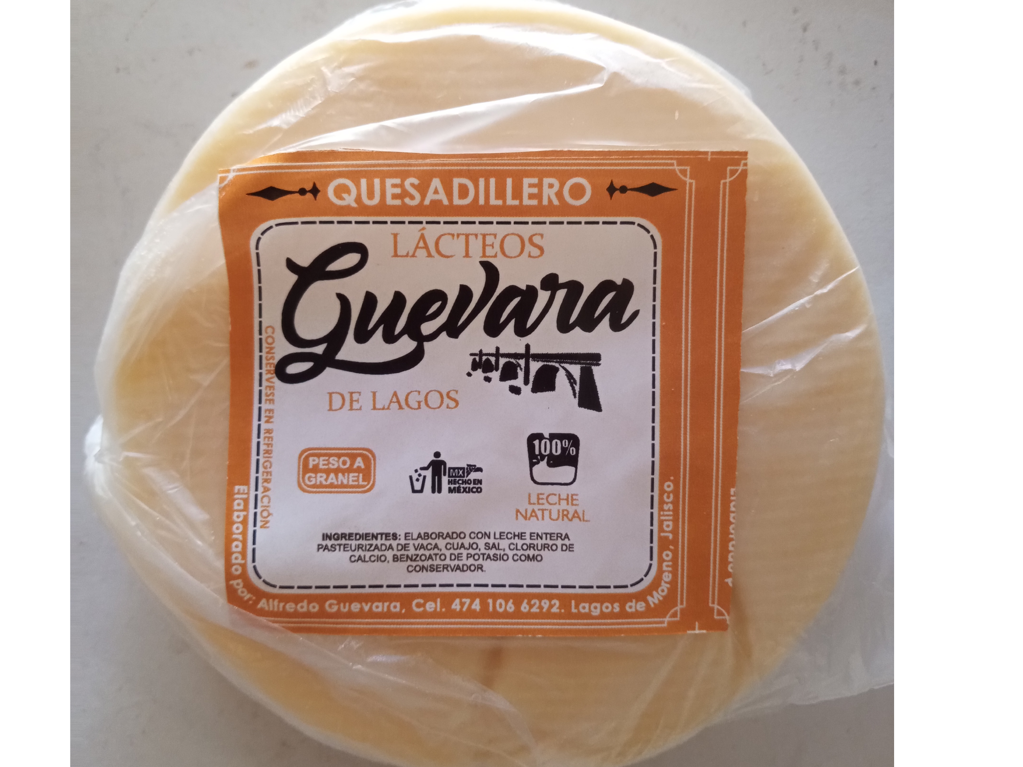 QUESO GUEVARA QUESADILLA.