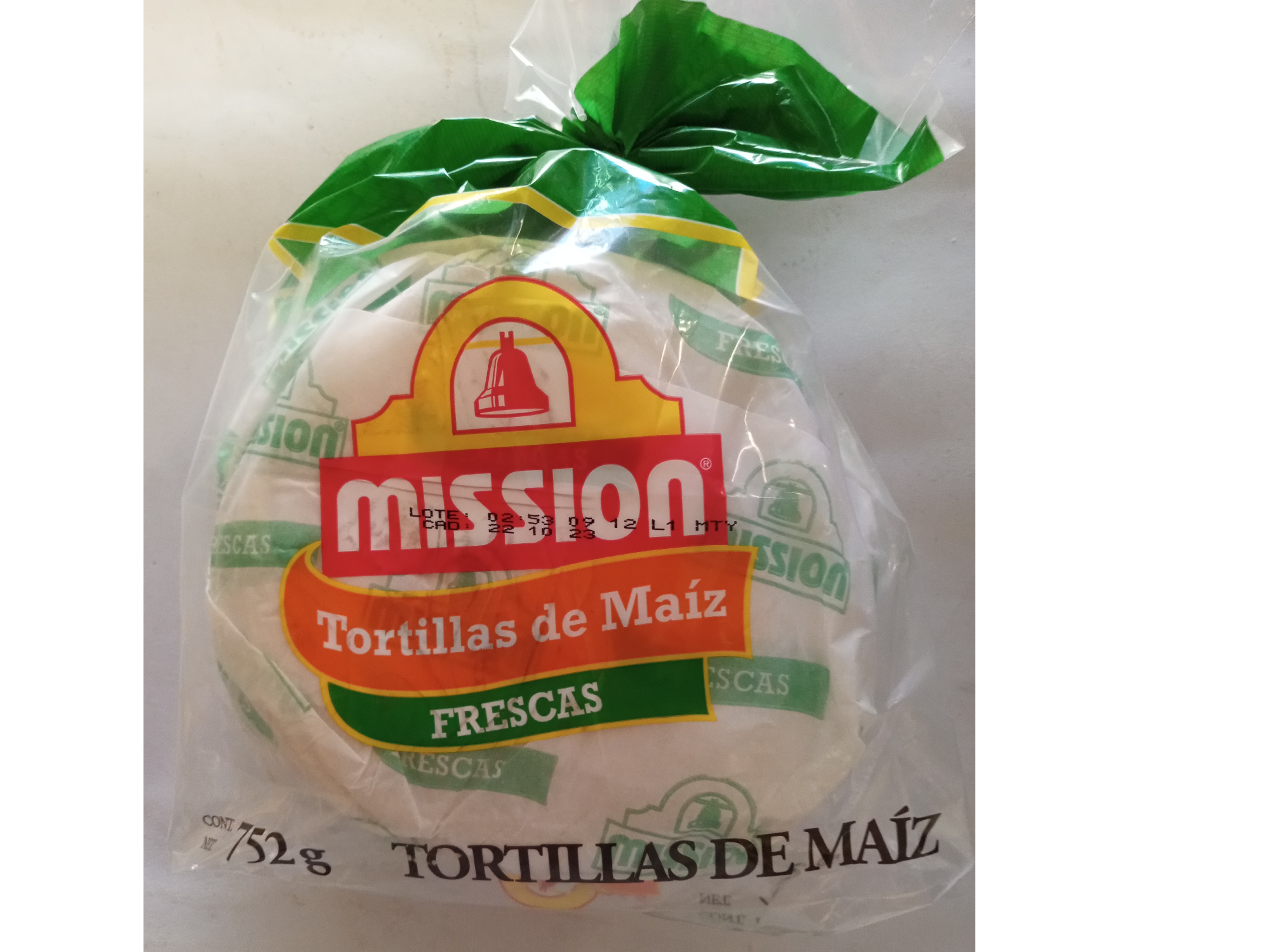 TORTILLAS DE MAIZ MISSION 752GRS.
