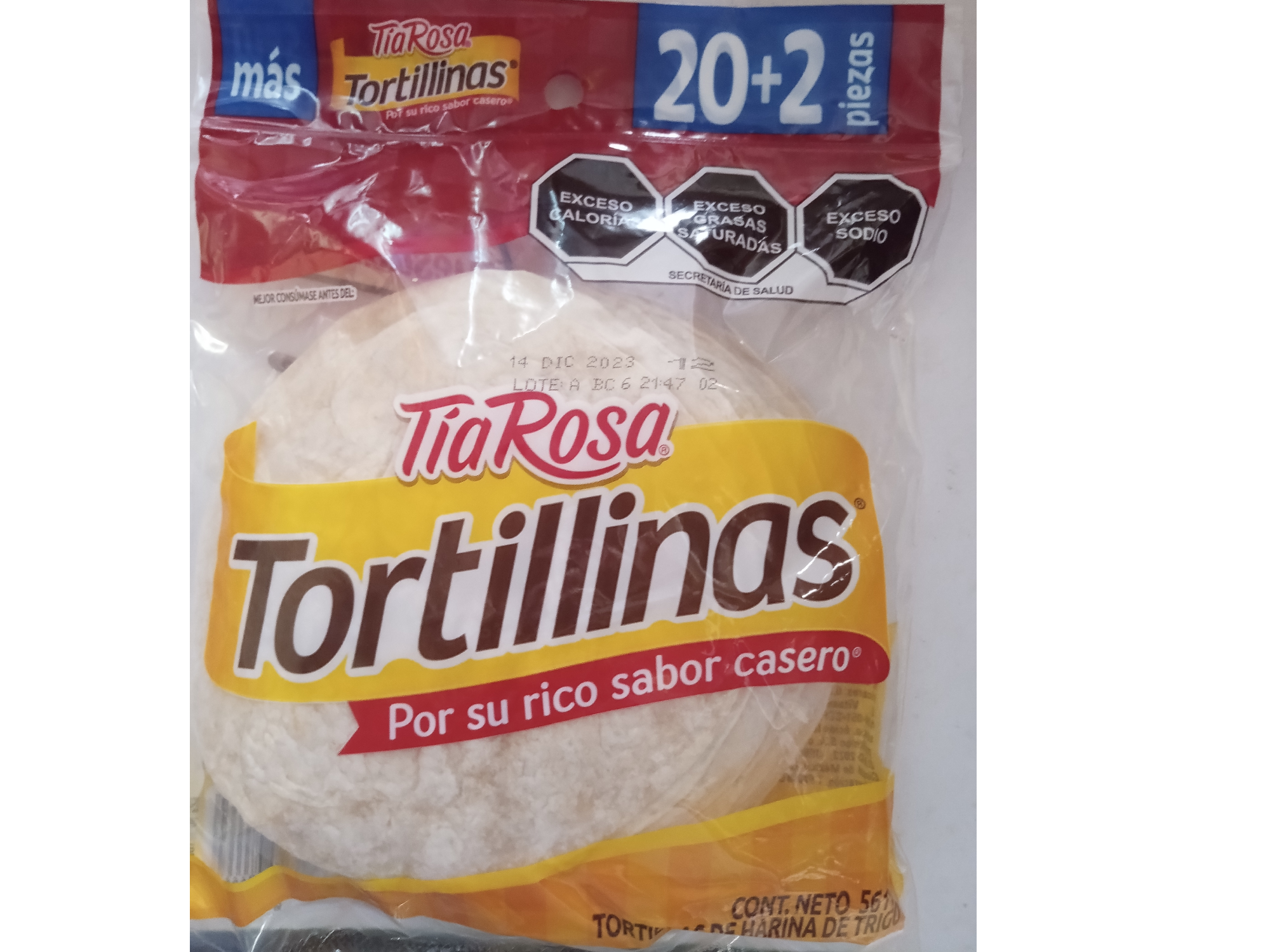 TORTILLINAS TIA ROSA 20PZS.