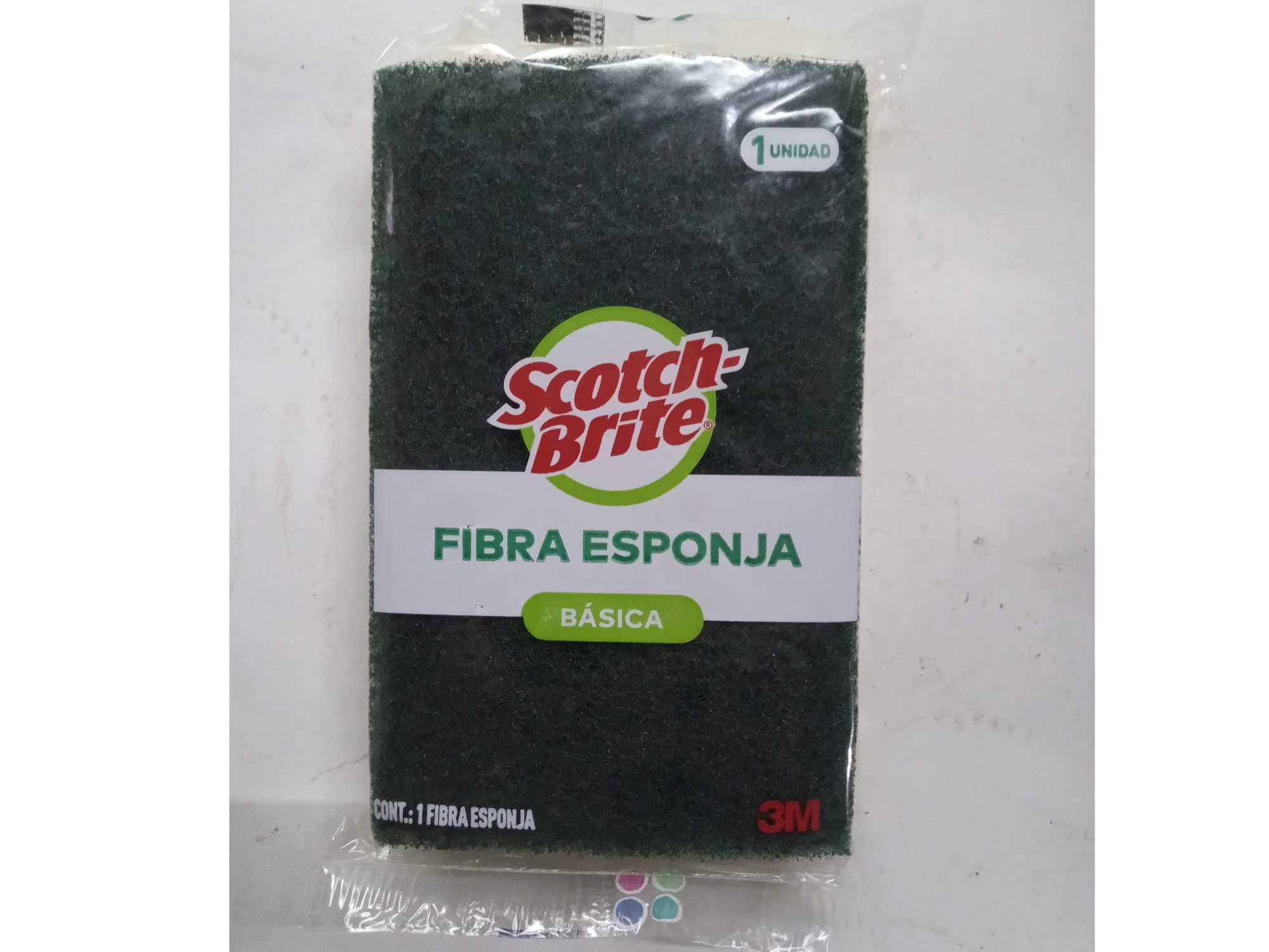 FIBRA CON ESPONJA SCOTCH BRITE CHICA.