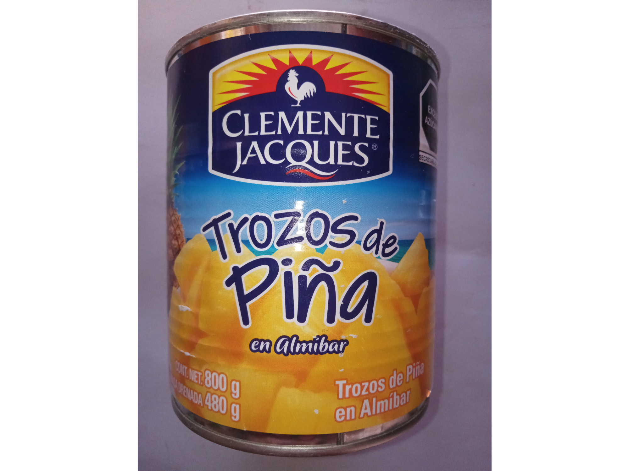 PIÑA CLEMENTE TROZOS 800GRS.