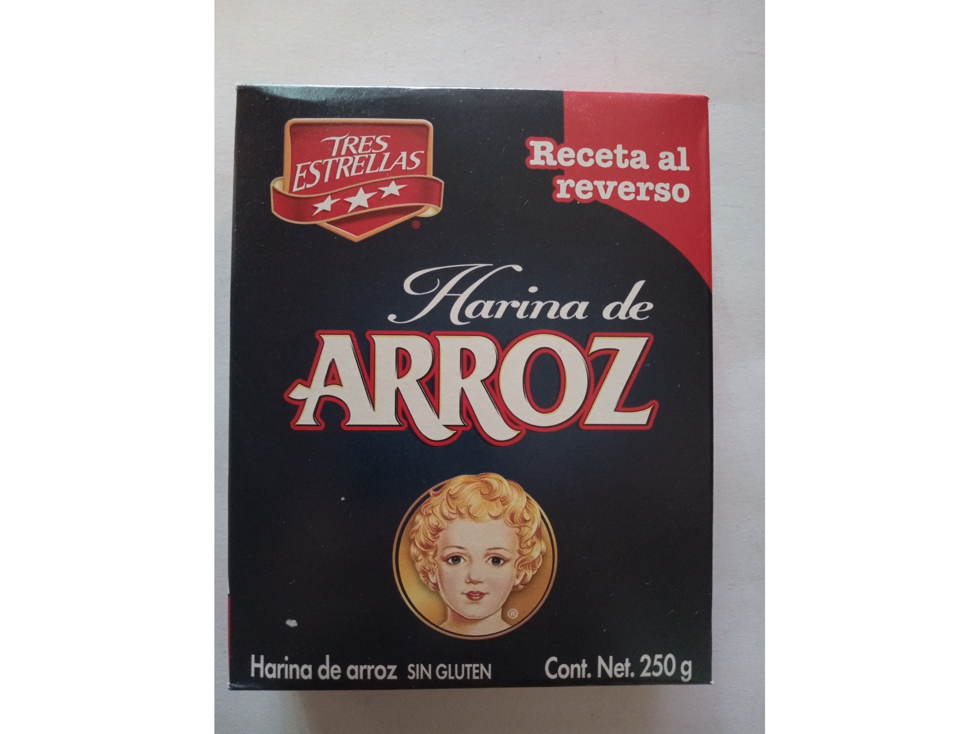 HARINA DE ARROZ 3 ESTRELLAS 250GRS.