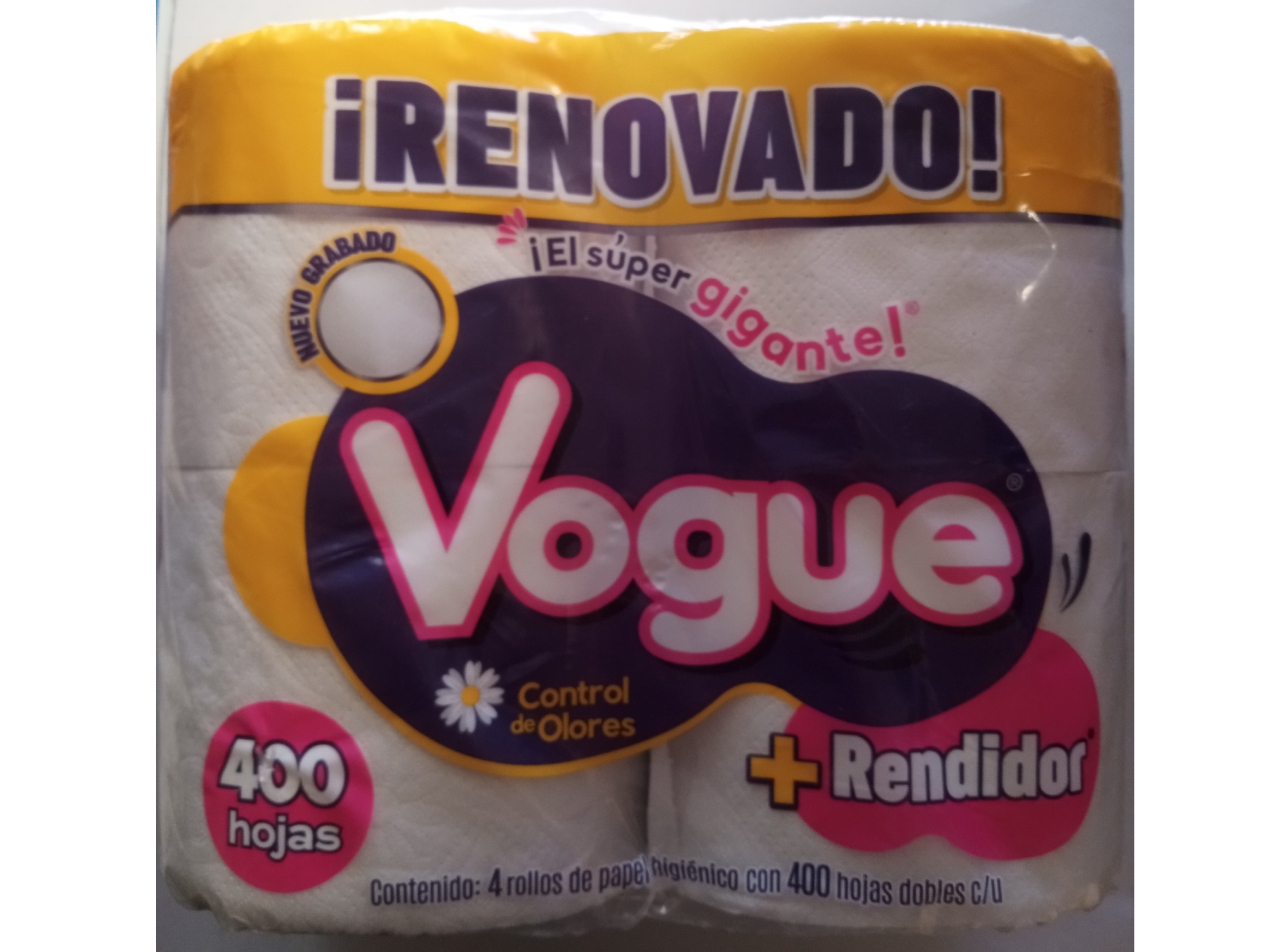 HIGIENICO VOGUE 400HOJAS.