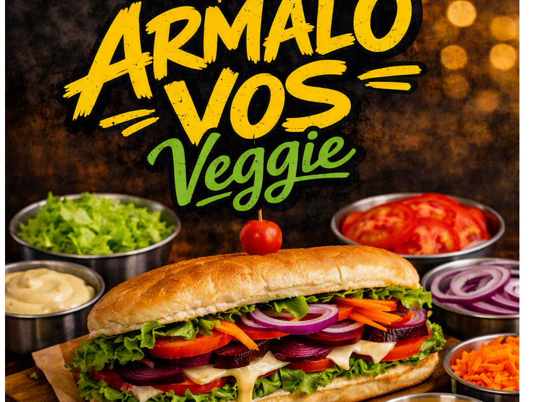 Armá tu sandwich veggie