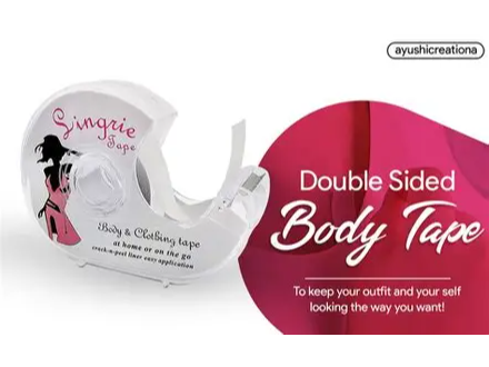 Cinta bifaz body tape con porte