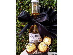 Cerveza , ferrero y vaso