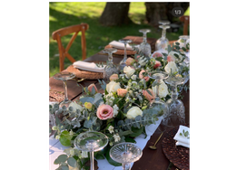 Decoración altar o mesa de las novios