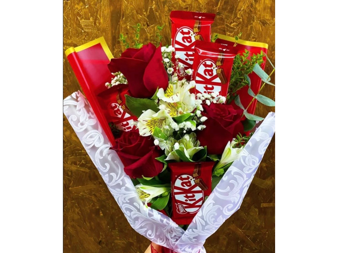 Ramo amor y kit kat