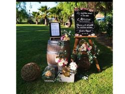 Decoración aire libre ( incluye solo flores )