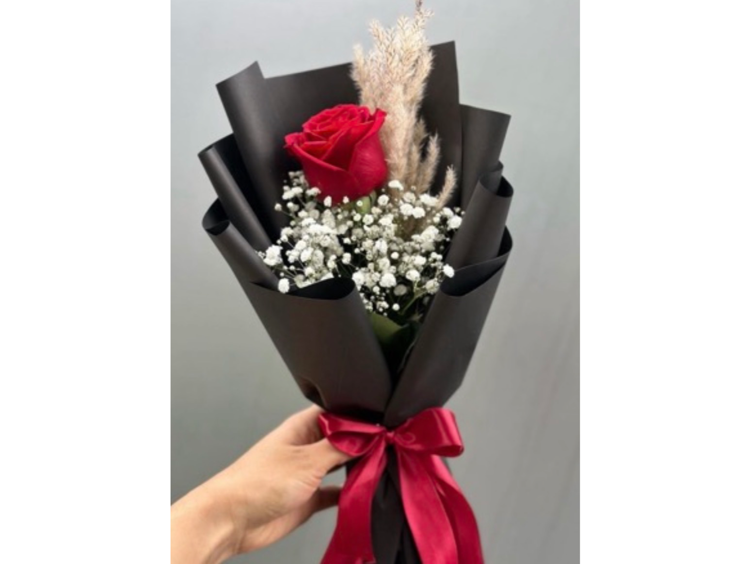 Rosa indiviadual nubesitas y cola de zorro