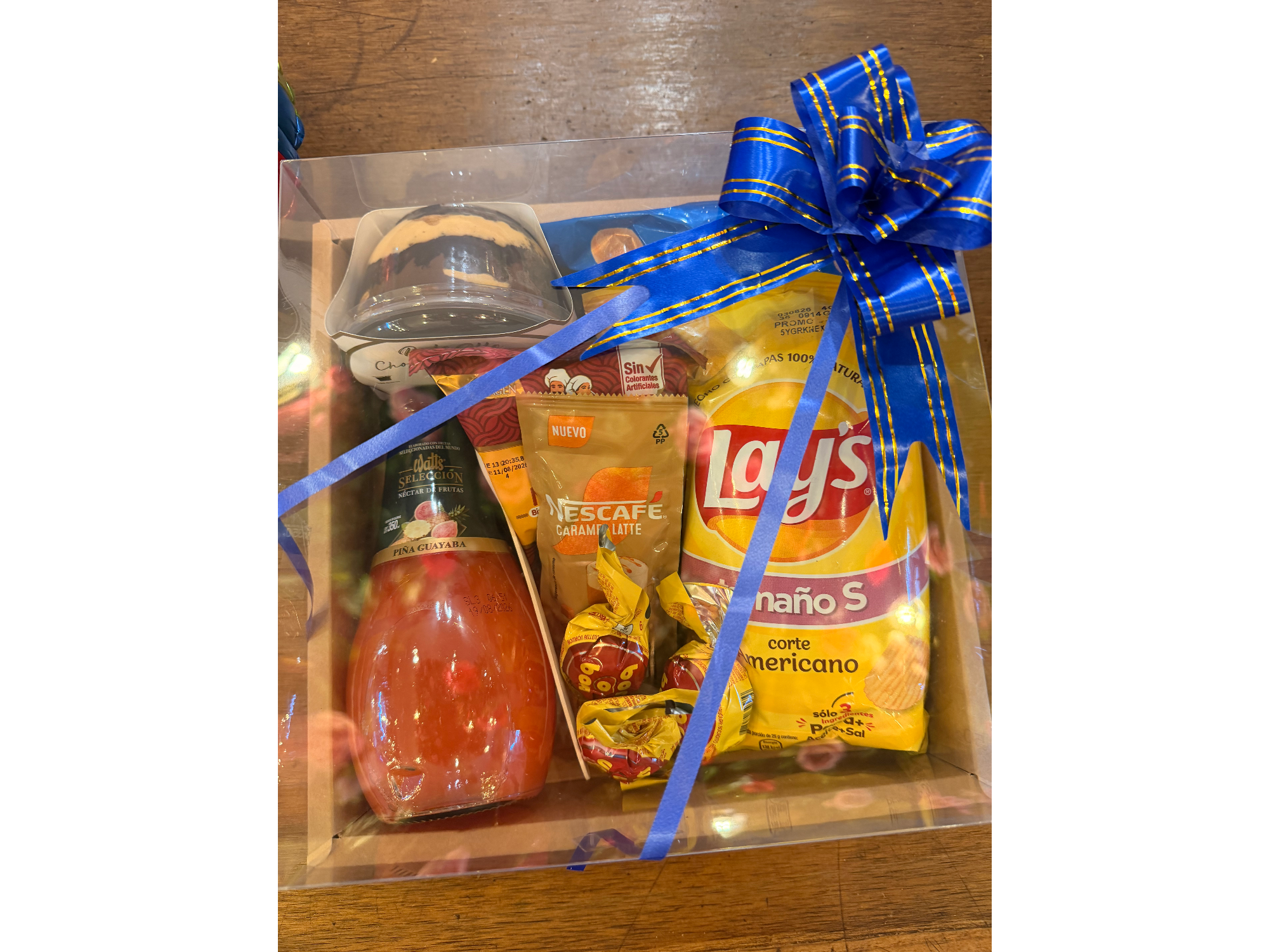 Desayuno caja visor