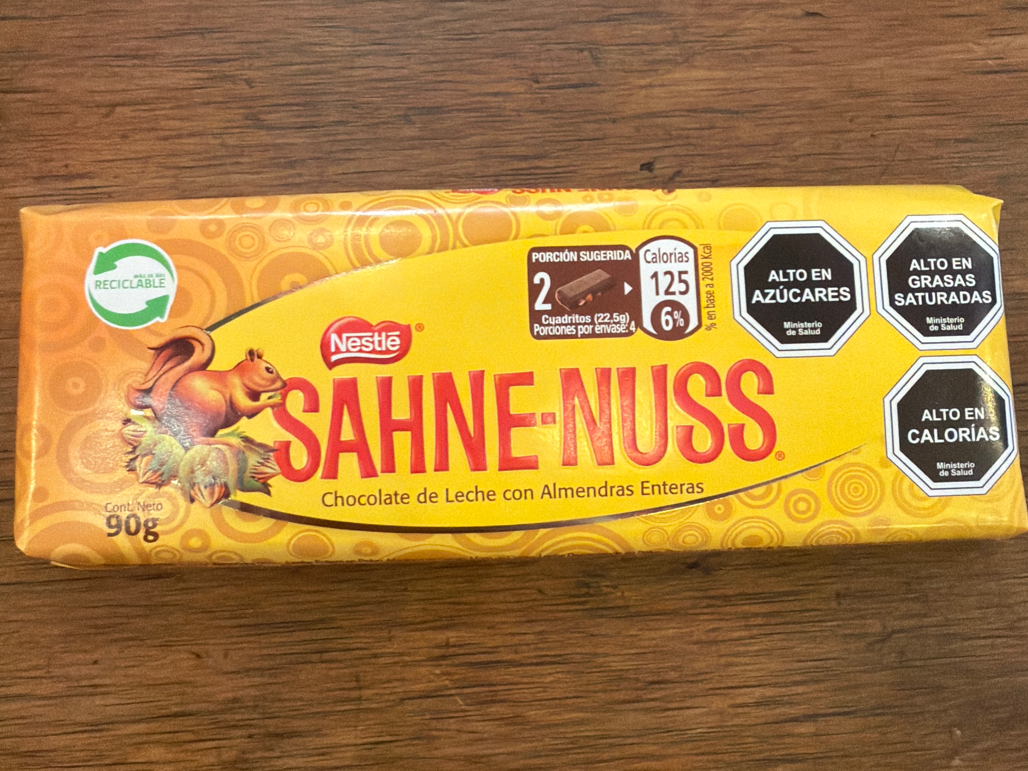 Sahne-Nuds 90 gramos