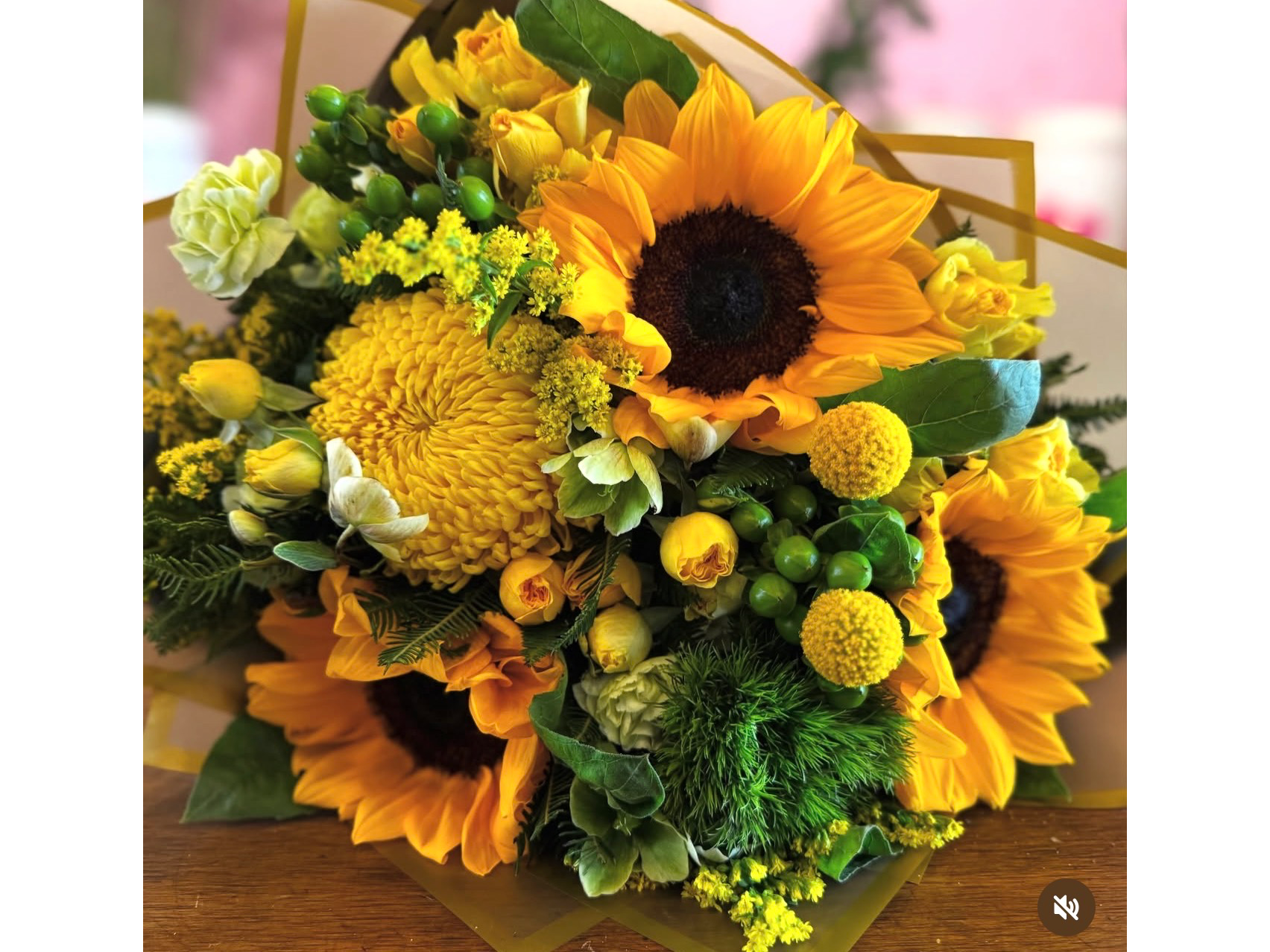 Ramo girasol y ellos