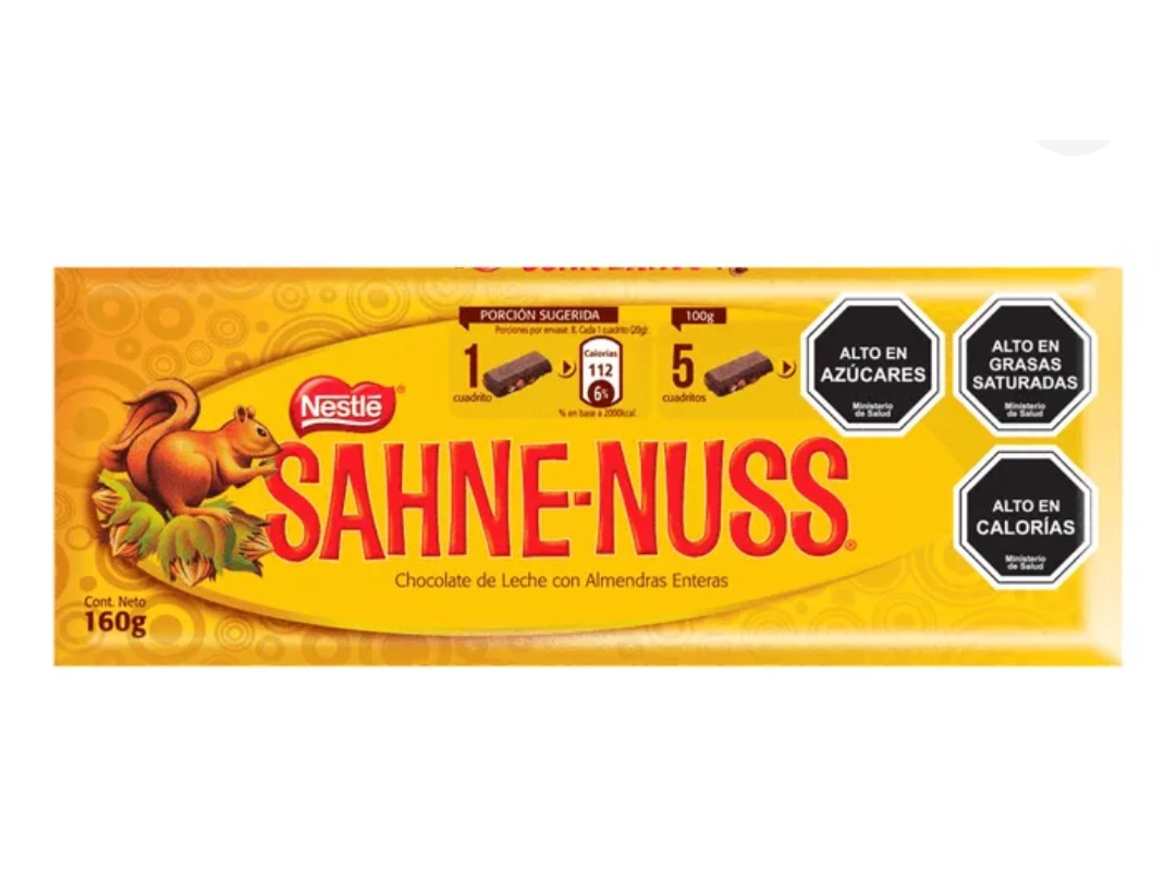 Sahne nuss 160 gramos
