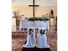 ALTAR Y SILLAS DE NOVIOS