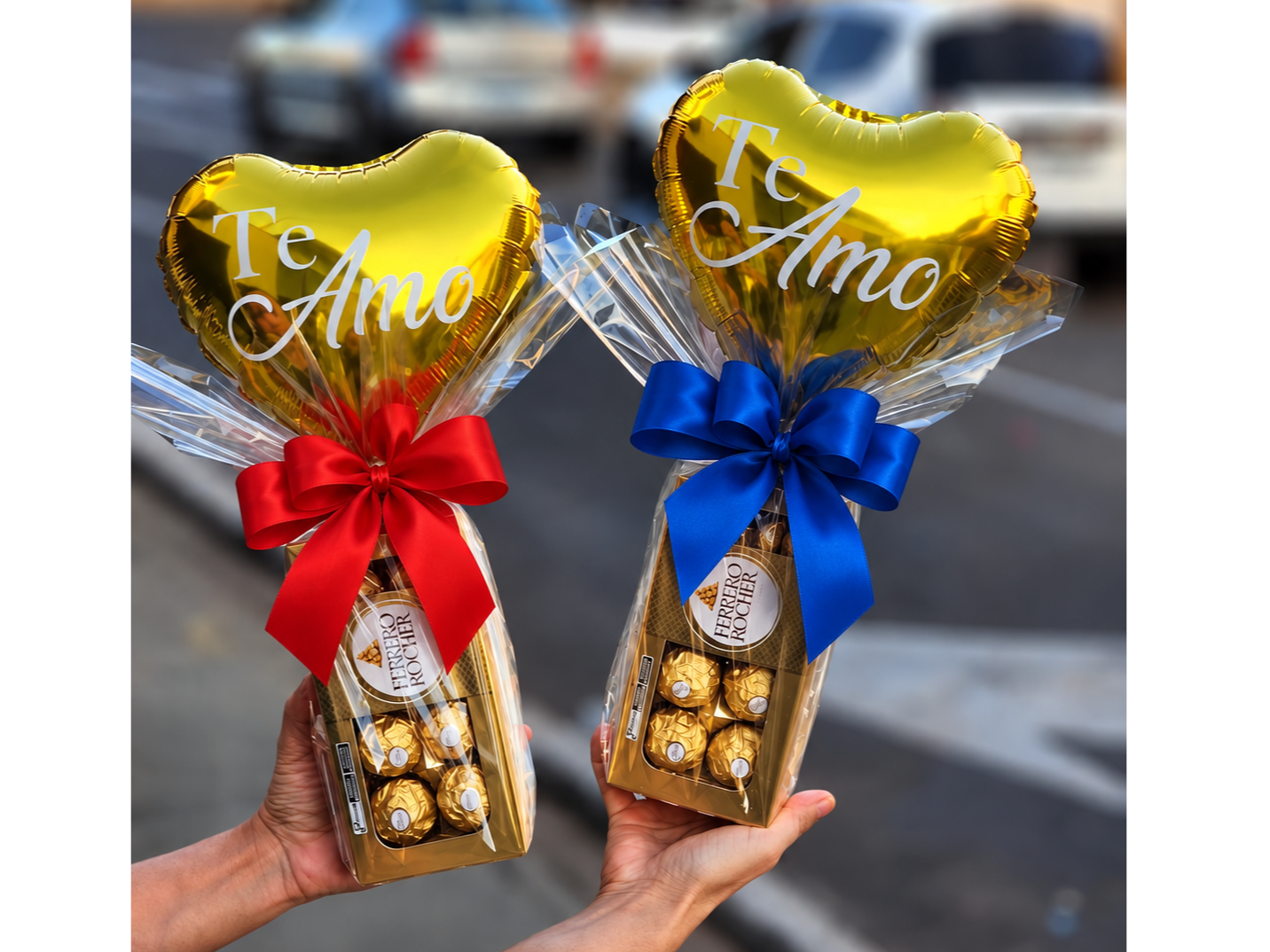 Ferrero globo te amo ( el globo puede variar según stock disponible)