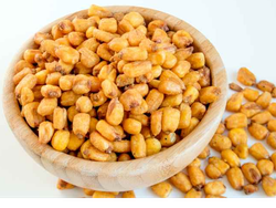 Maíz Frito con Mostaza y Miel