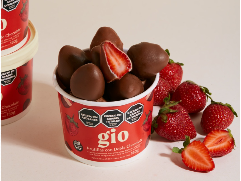 Frutillas con Doble Chocolate