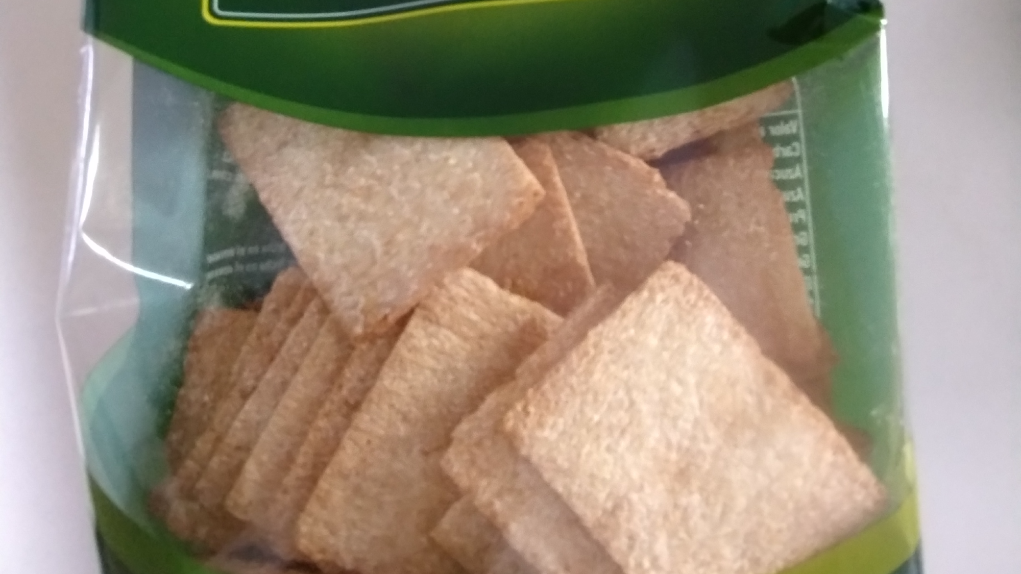 Tostadas saladas /sin sal/ integrales