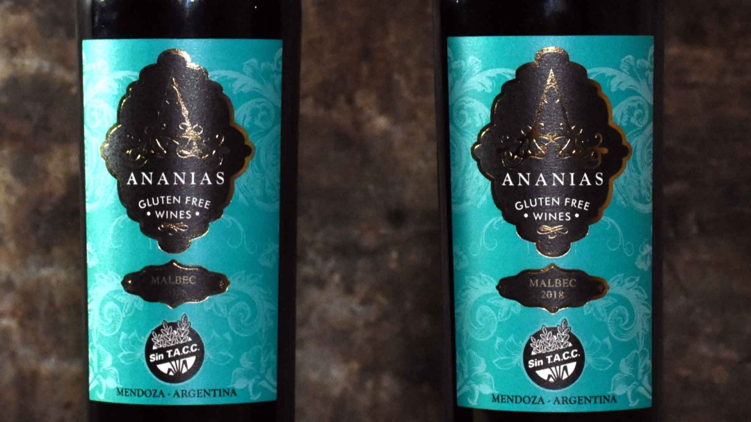 Vino malbec sin tacc