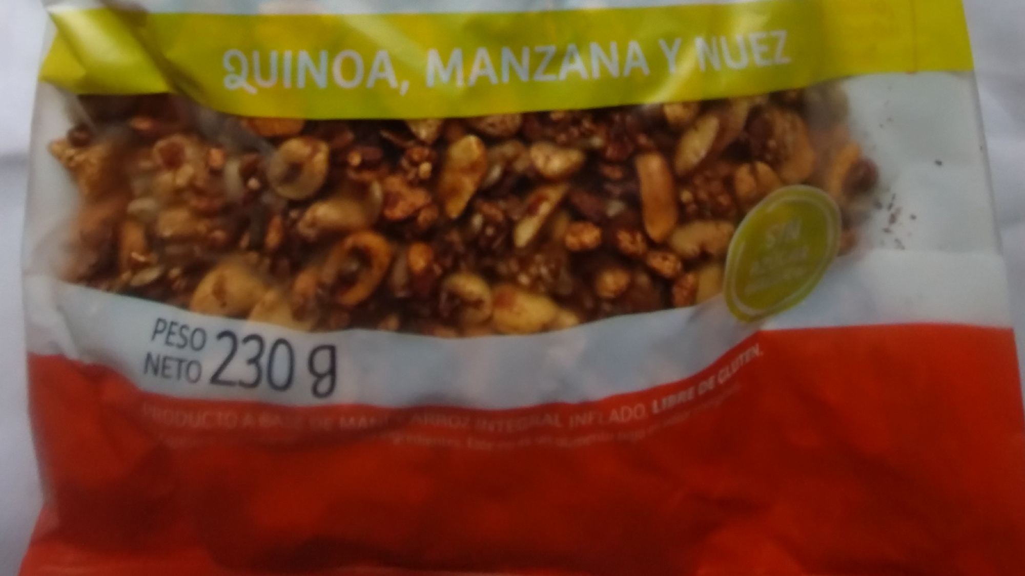 Granolas/ Frutos secos/ pasas