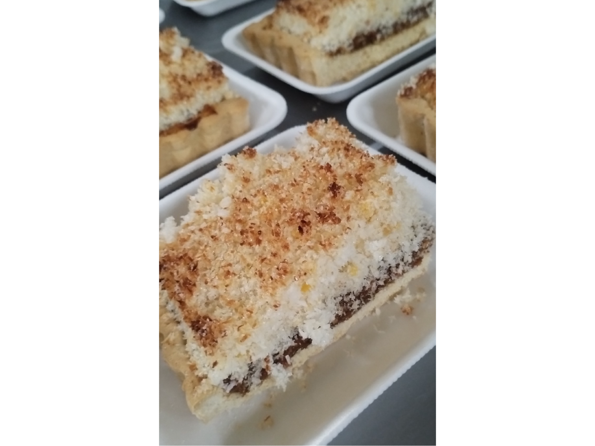 Samu.Tarta de coco con dulce de leche x 250 g