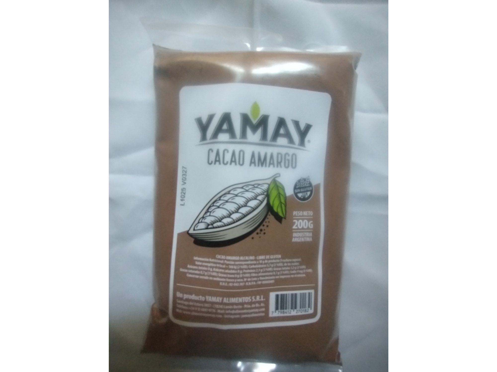 Yamay. Cacao amargo 200g